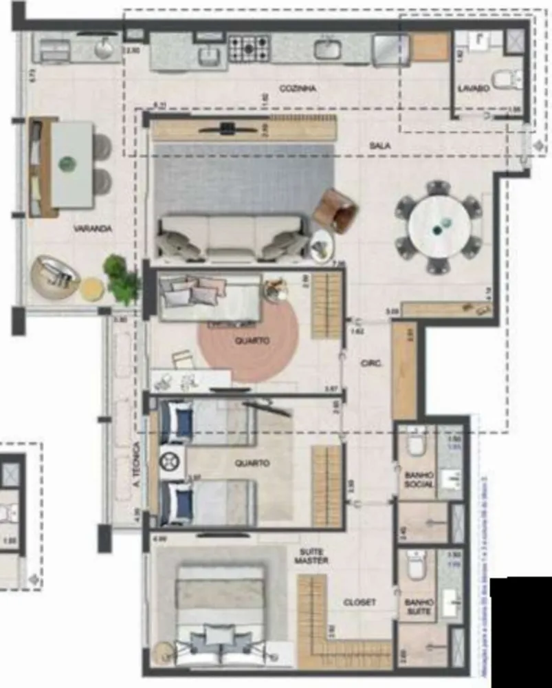 Apartamento, 4 quartos, 132 m² - Foto 39