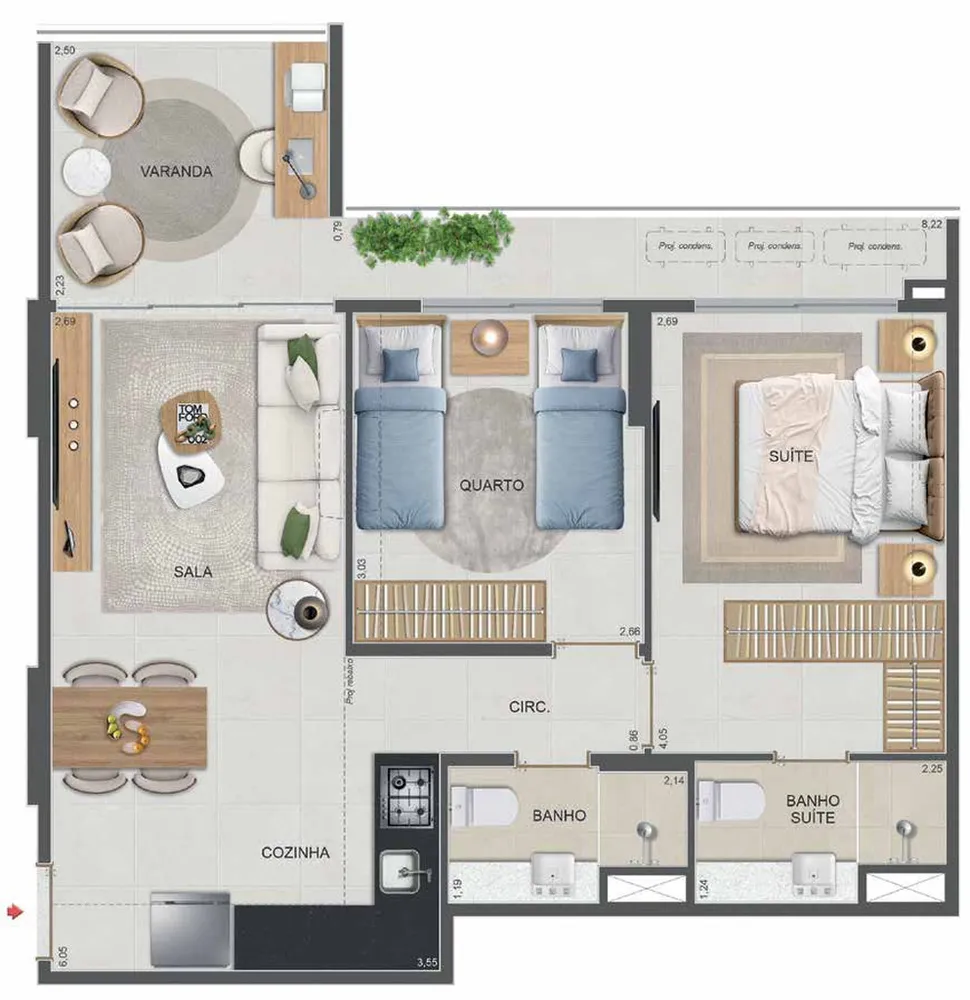 Cobertura, 4 quartos, 101 m² - Foto 41