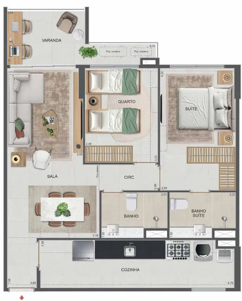 Cobertura, 4 quartos, 101 m² - Foto 52