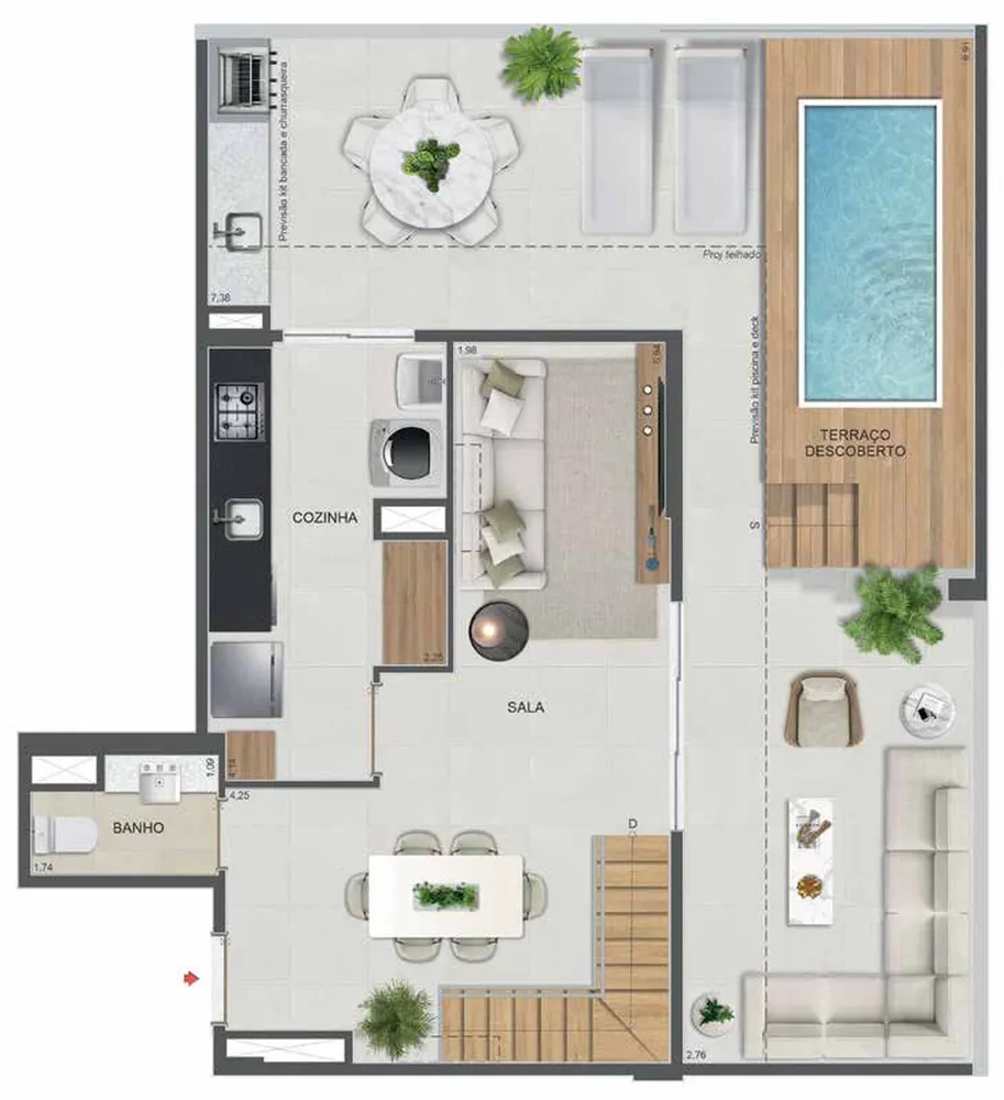 Cobertura, 4 quartos, 101 m² - Foto 109