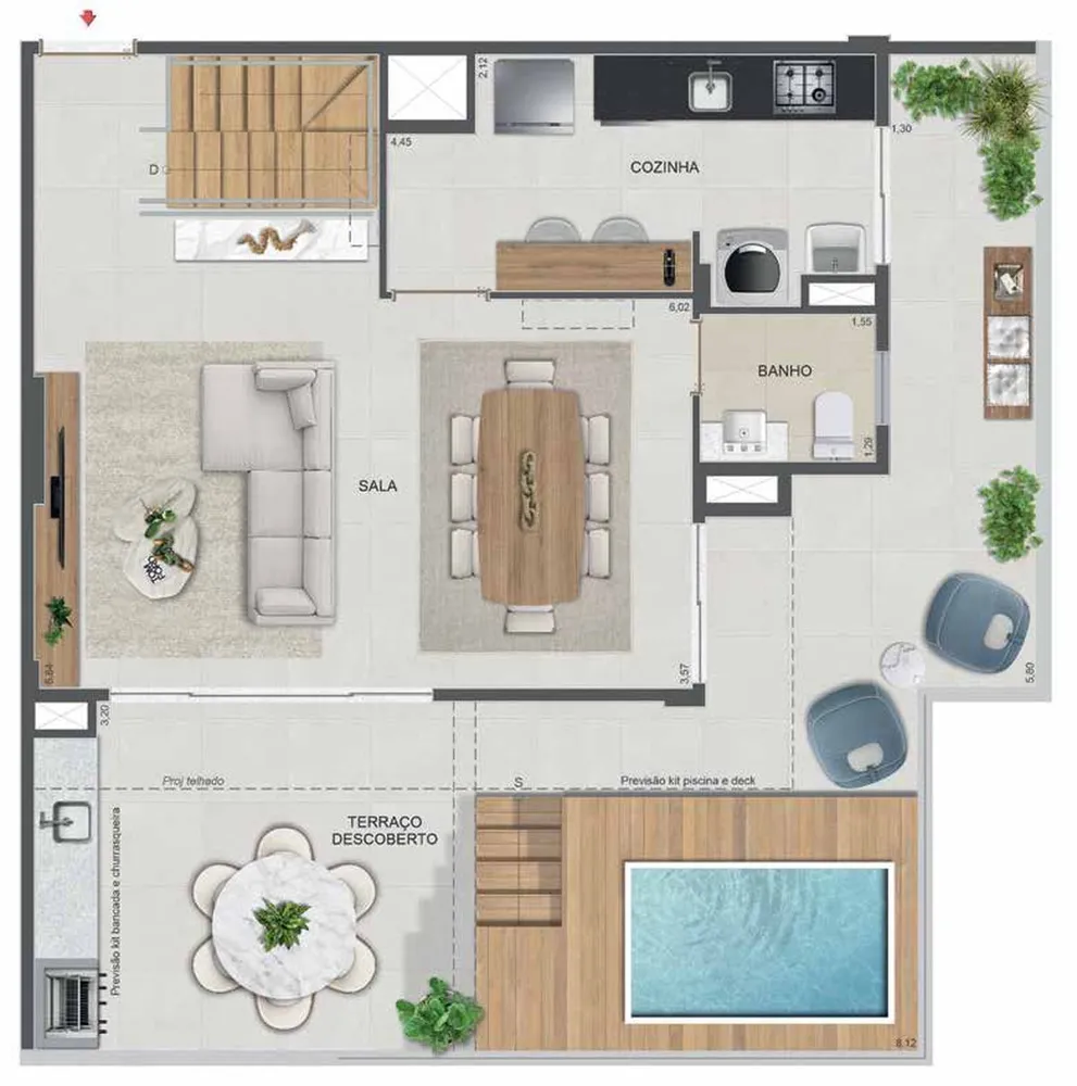 Apartamento, 3 quartos, 101 m² - Foto 90