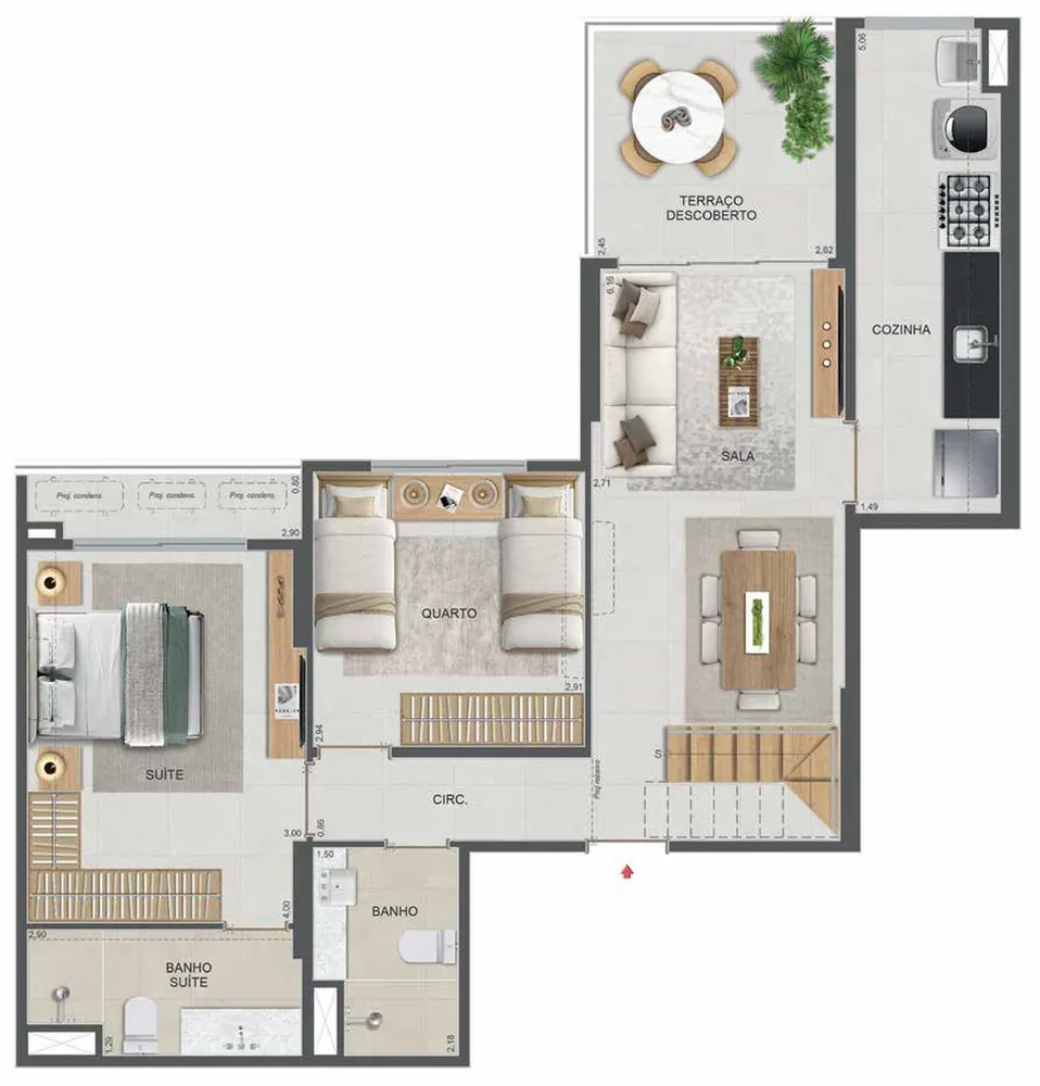 Apartamento, 3 quartos, 101 m² - Foto 68