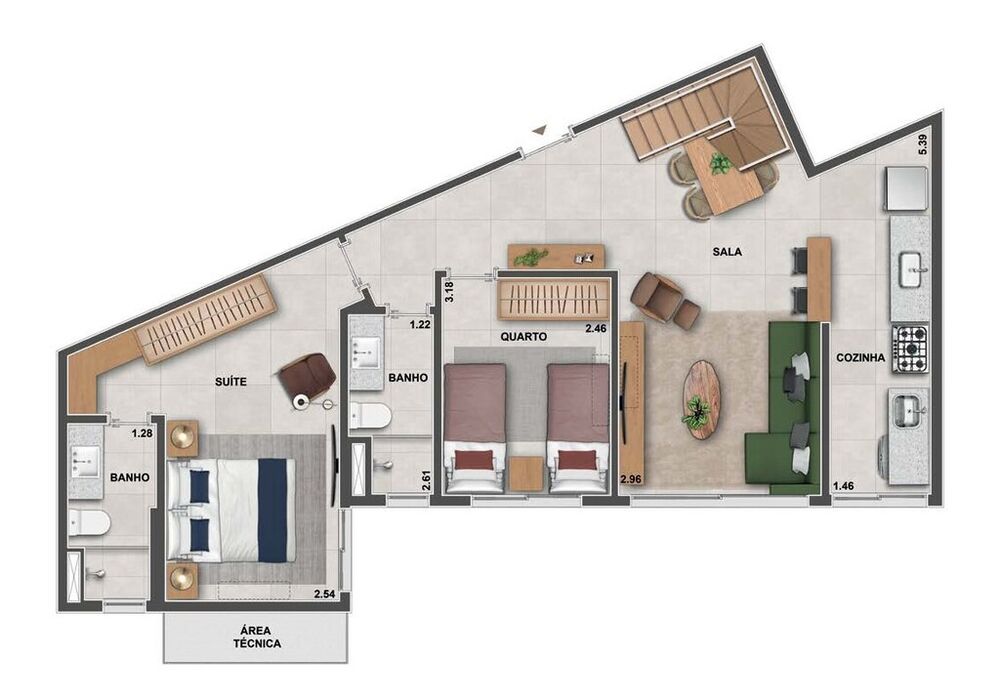 Apartamento à venda com 2 quartos, 81m² - Foto 13