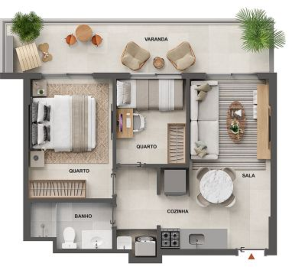 Apartamento, 1 quarto, 89 m² - Foto 9