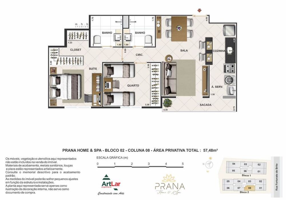 Apartamento à venda com 2 quartos, 116m² - Foto 16