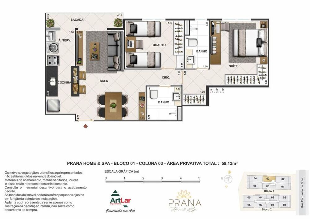 Apartamento à venda com 2 quartos, 116m² - Foto 14