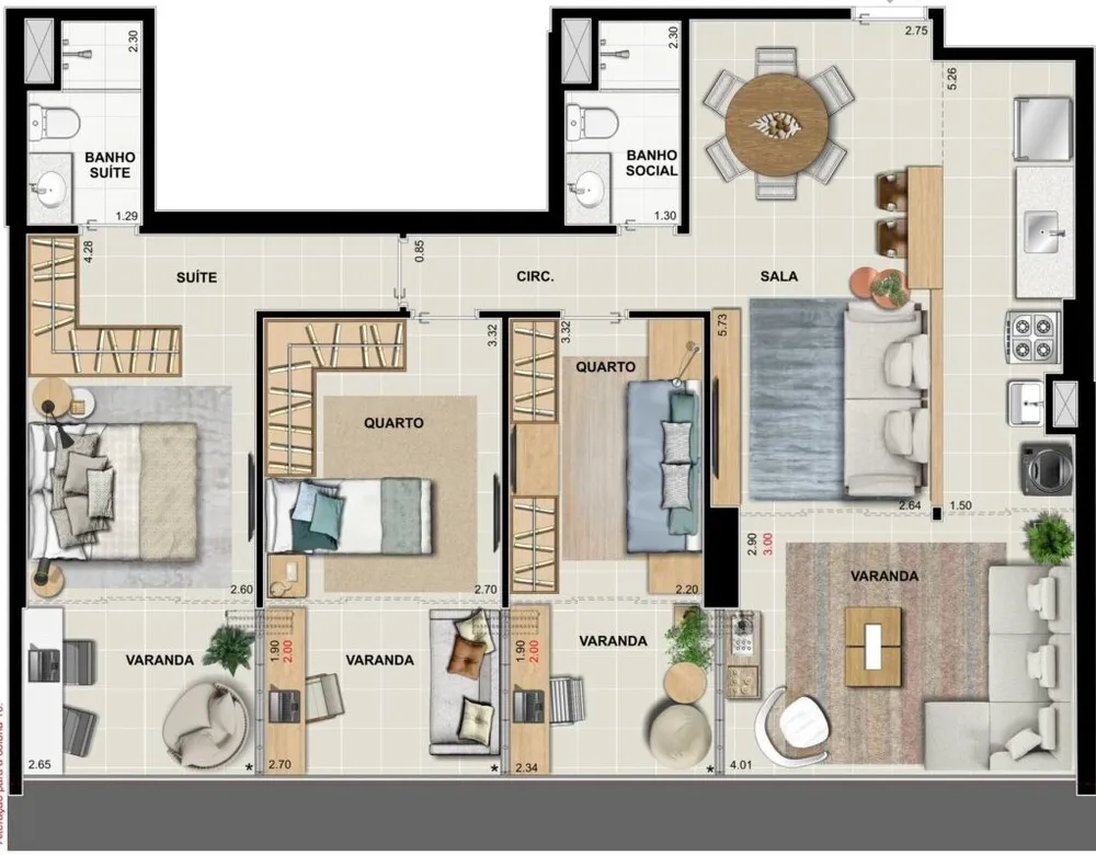 Apartamento, 2 quartos, 82 m² - Foto 31