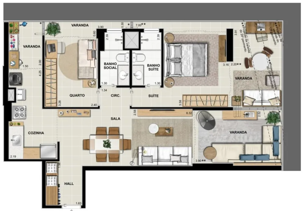Apartamento, 2 quartos, 82 m² - Foto 25