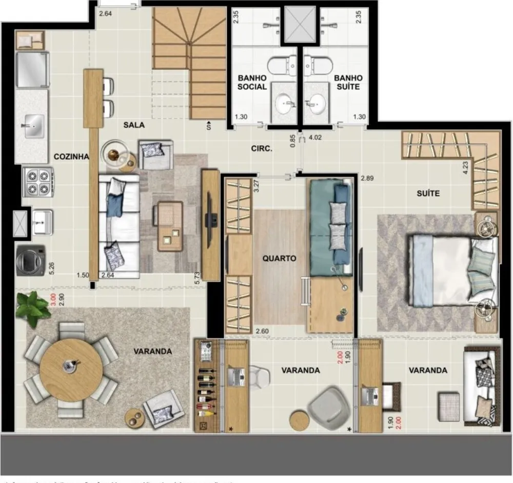 Apartamento, 2 quartos, 82 m² - Foto 41