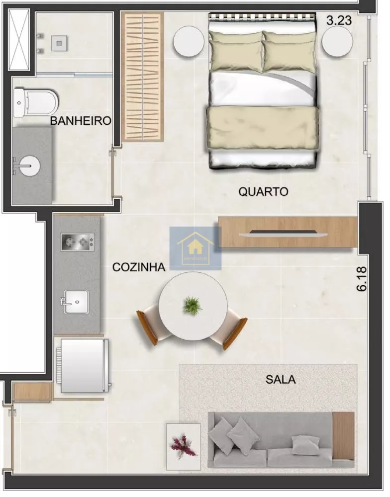 Apartamento, 1 quarto, 31 m² - Foto 32