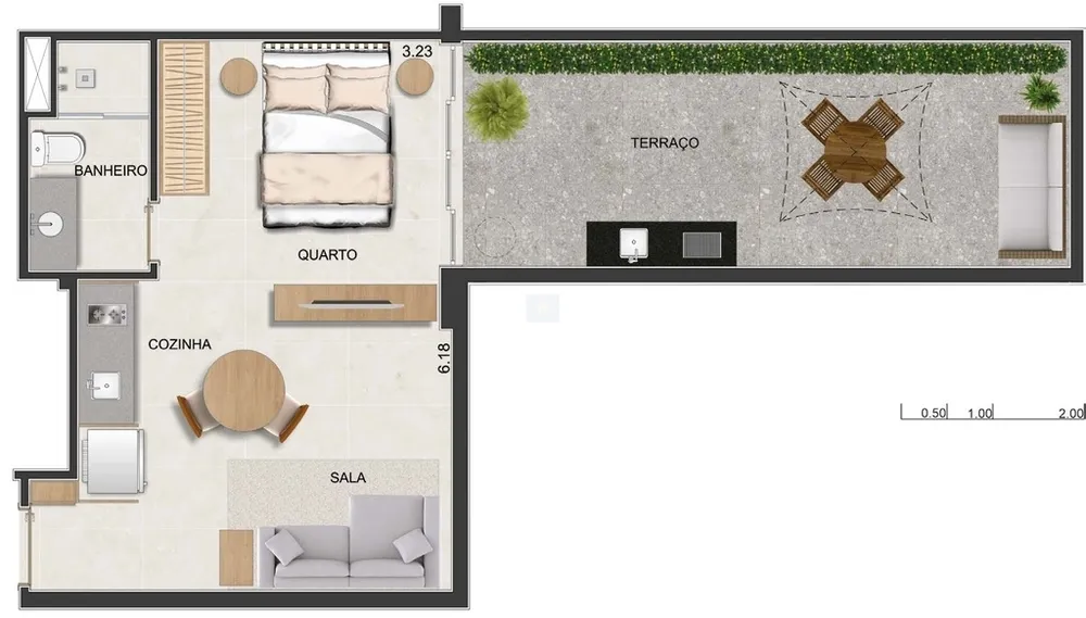 Apartamento, 1 quarto, 31 m² - Foto 70