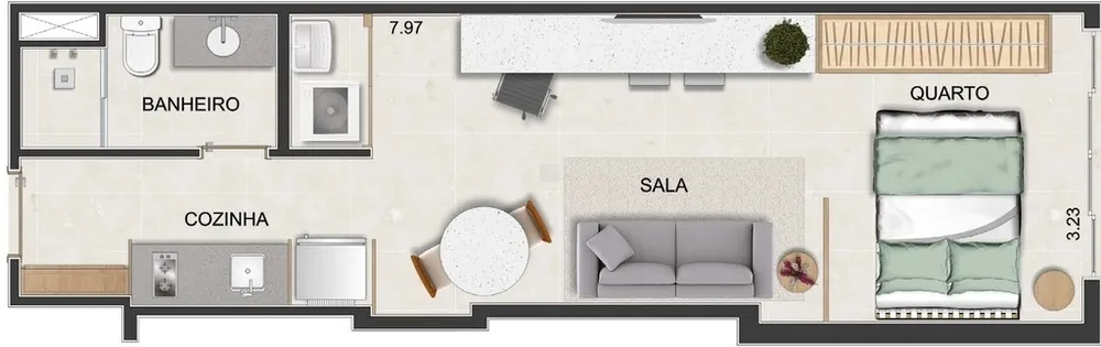 Apartamento, 1 quarto, 31 m² - Foto 68