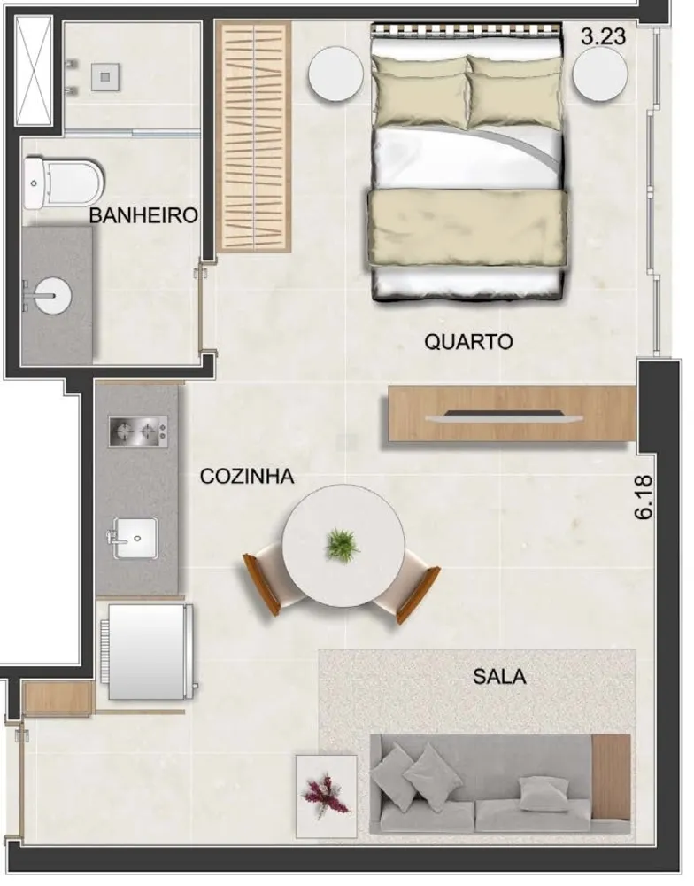 Apartamento, 1 quarto, 31 m² - Foto 66
