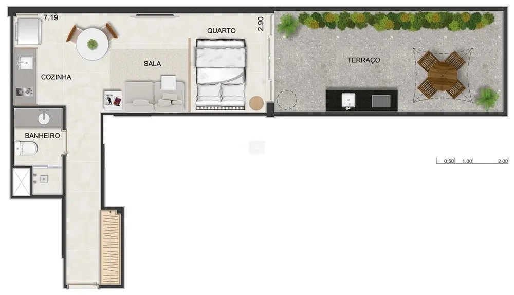 Apartamento, 1 quarto, 31 m² - Foto 71