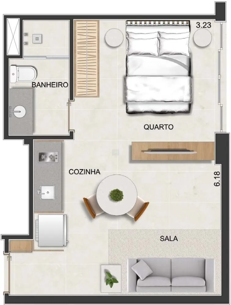 Apartamento, 1 quarto, 31 m² - Foto 65