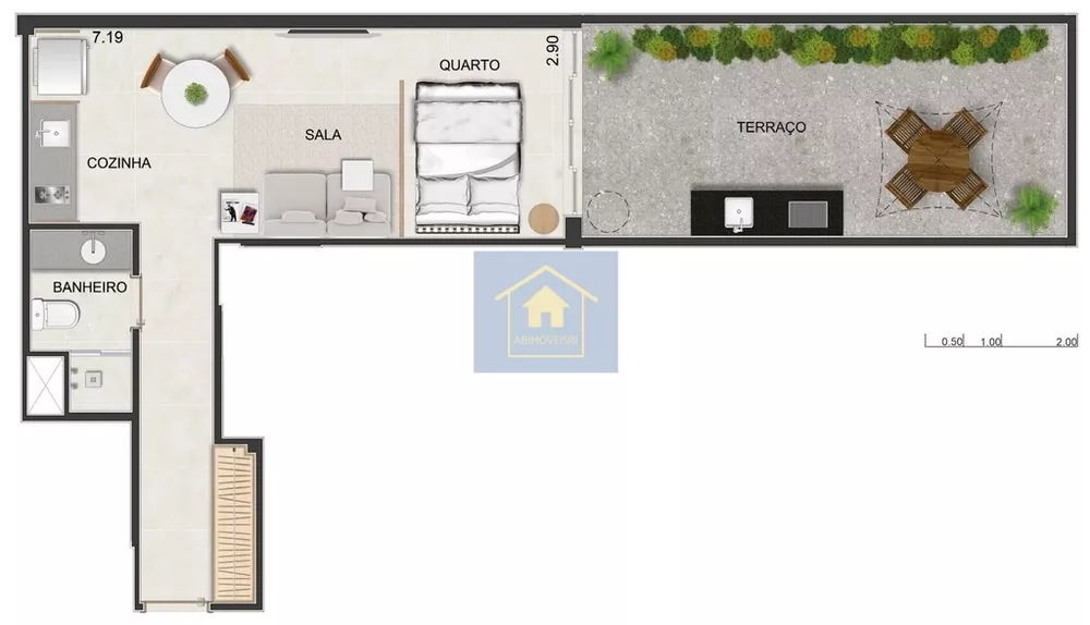 Apartamento, 1 quarto, 31 m² - Foto 14