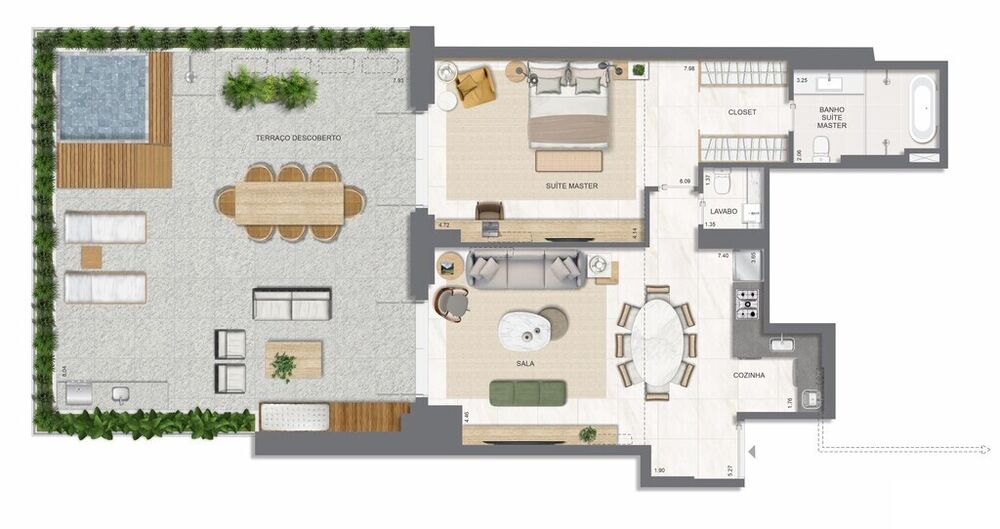 Apartamento à venda com 2 quartos, 78m² - Foto 8