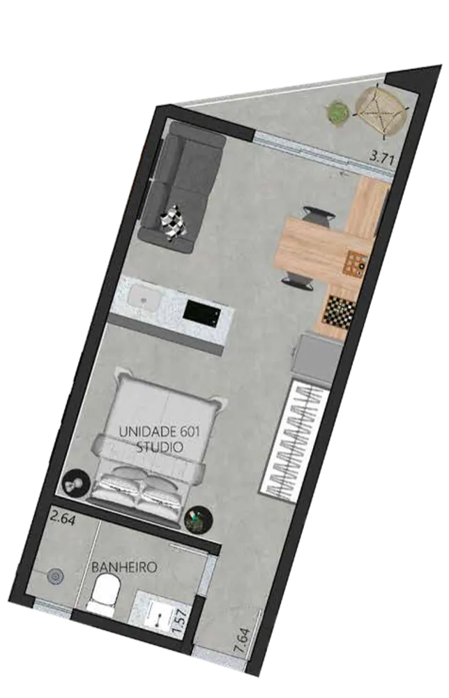 Apartamento, 1 quarto, 59 m² - Foto 103