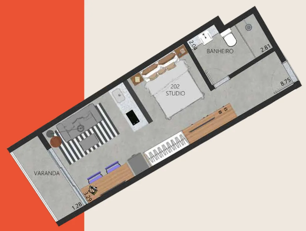 Apartamento, 1 quarto, 59 m² - Foto 81