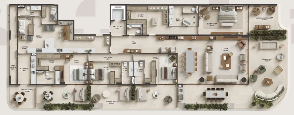 Apartamento, 4 quartos, 642 m² - Foto 33