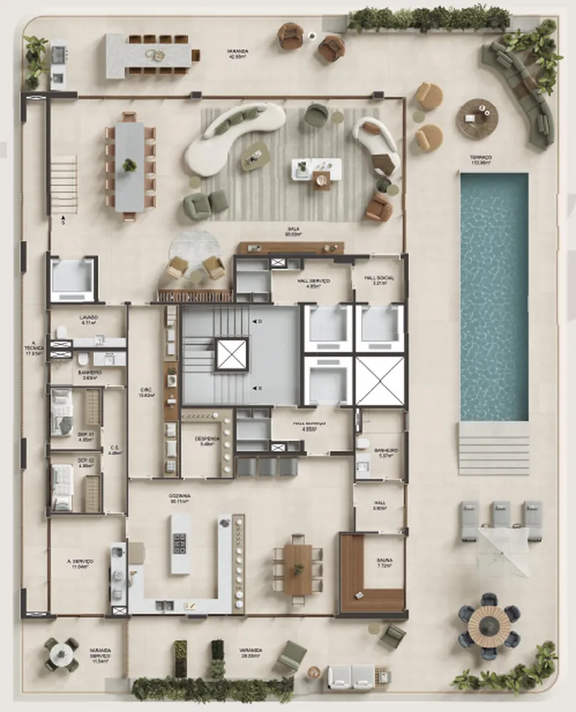 Apartamento, 4 quartos, 642 m² - Foto 42