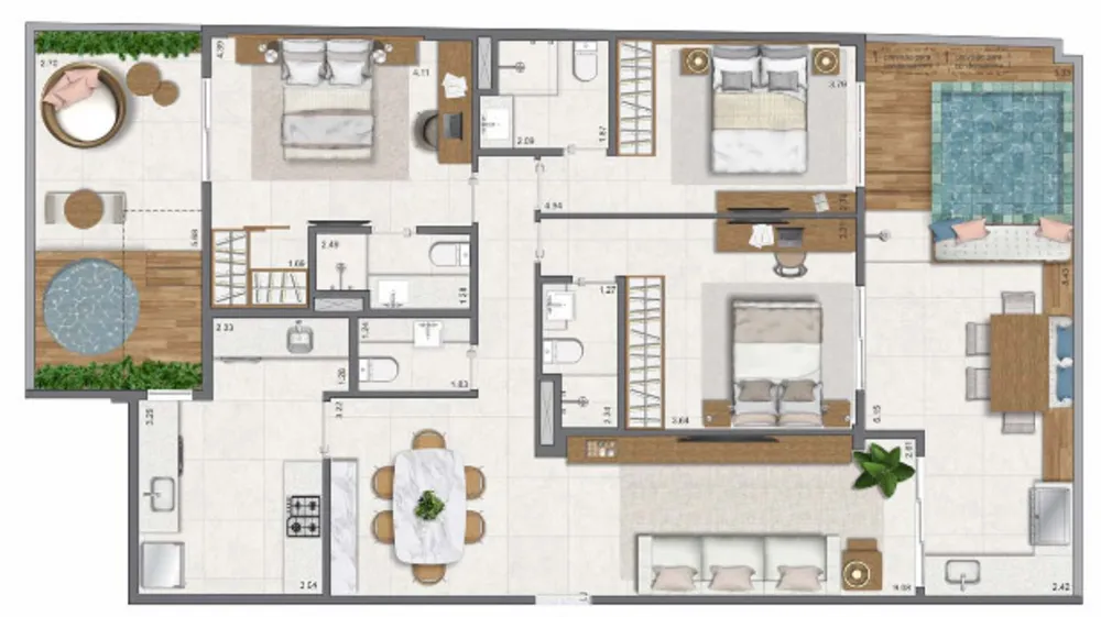 Apartamento, 3 quartos, 111 m² - Foto 35