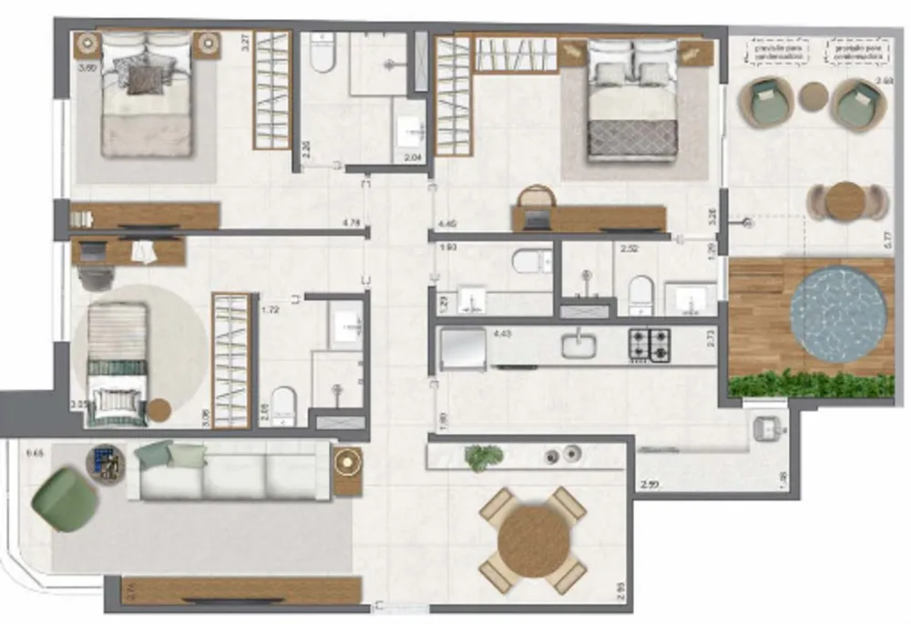 Apartamento, 3 quartos, 111 m² - Foto 27