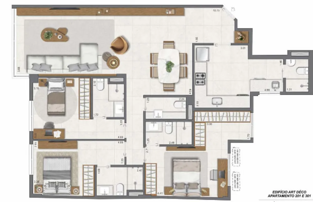 Apartamento, 3 quartos, 111 m² - Foto 34