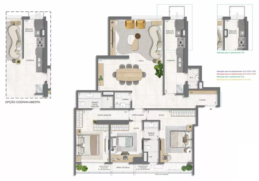 Apartamento, 3 quartos, 131 m² - Foto 44