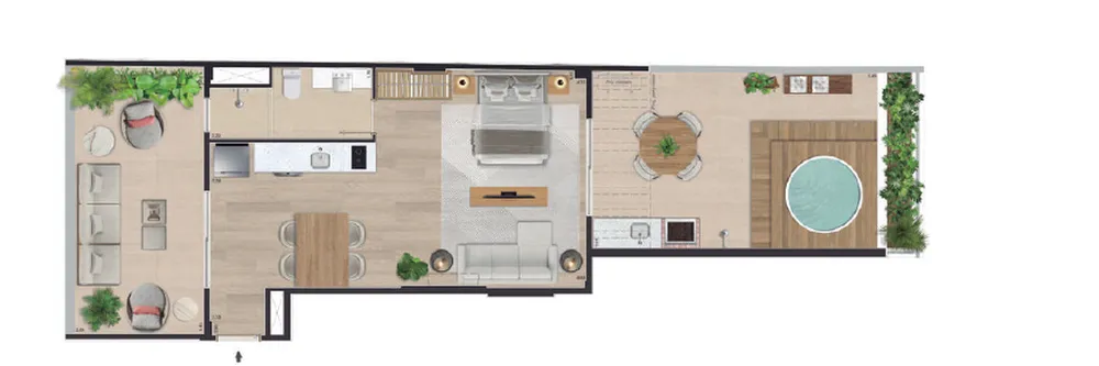 Cobertura, 1 quarto, 80 m² - Foto 30