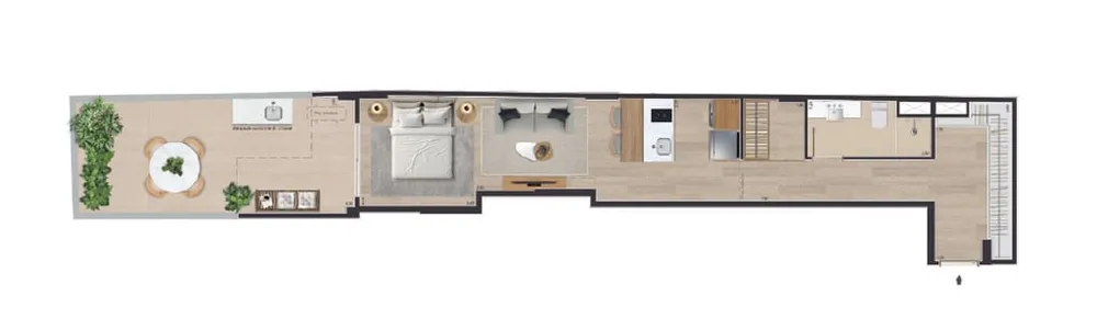 Cobertura, 1 quarto, 80 m² - Foto 15