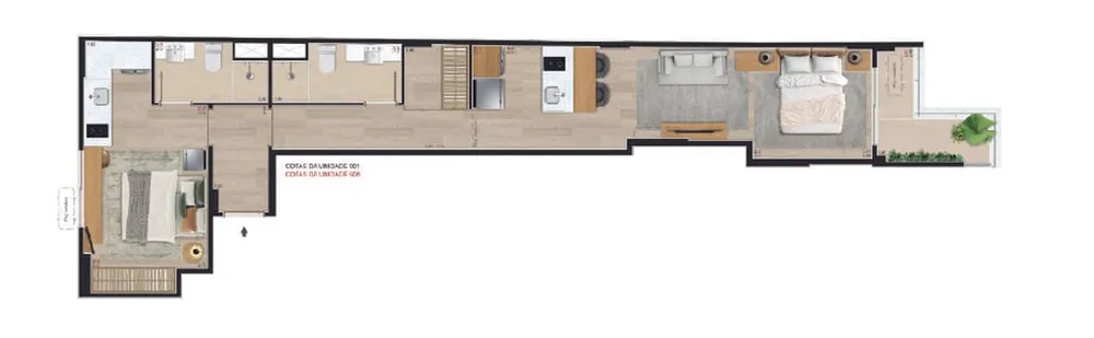 Cobertura, 1 quarto, 80 m² - Foto 24
