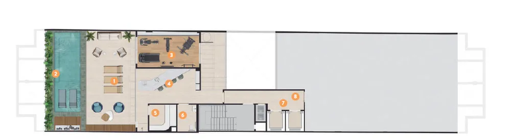 Cobertura, 1 quarto, 80 m² - Foto 3
