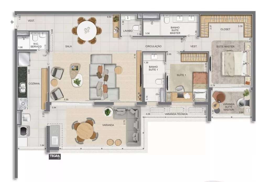 Apartamento, 4 quartos, 304 m² - Foto 67