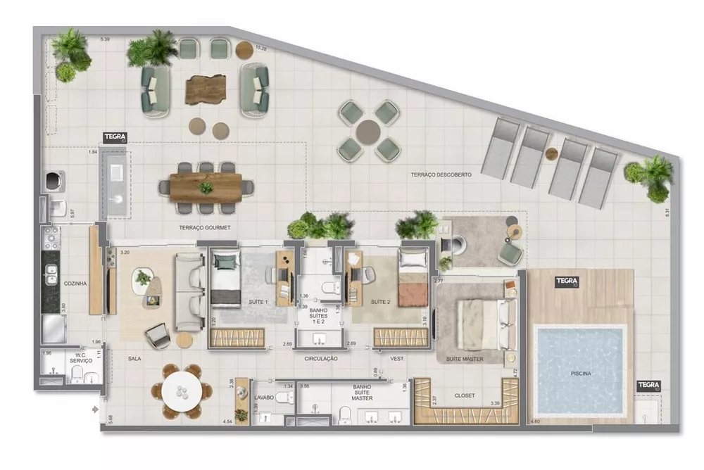 Apartamento, 4 quartos, 304 m² - Foto 80