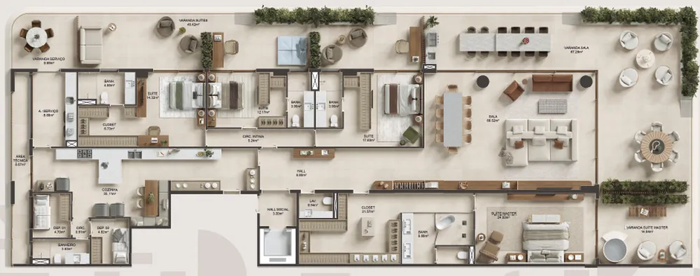 Apartamento, 4 quartos, 462 m² - Foto 36