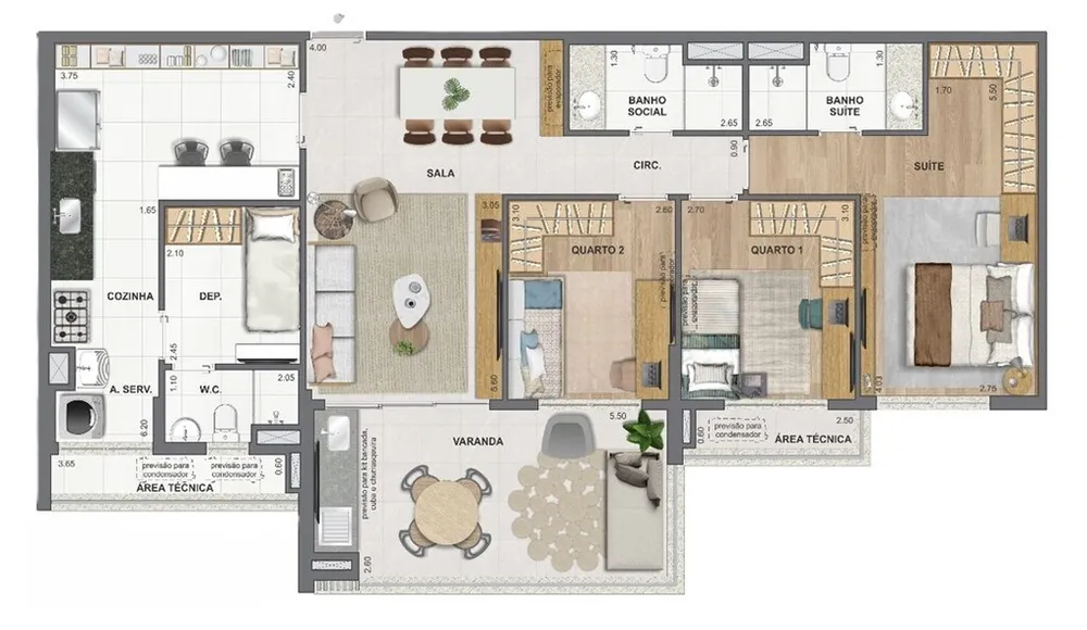 Apartamento, 4 quartos, 207 m² - Foto 8