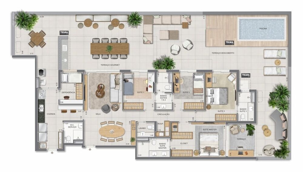 Cobertura, 4 quartos, 365 m² - Foto 56