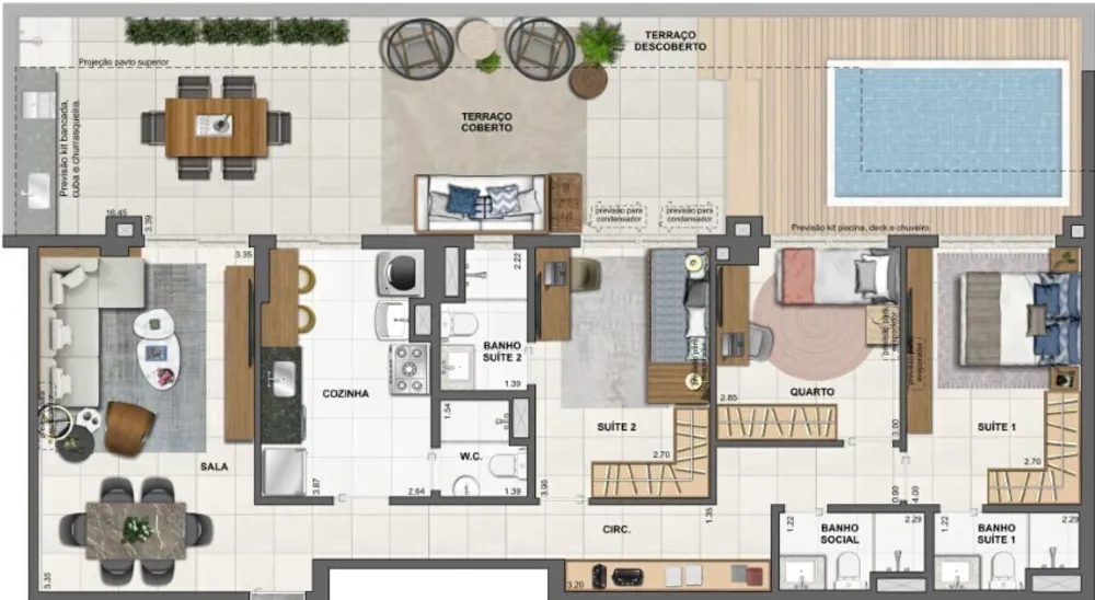 Apartamento, 4 quartos, 200 m² - Foto 58