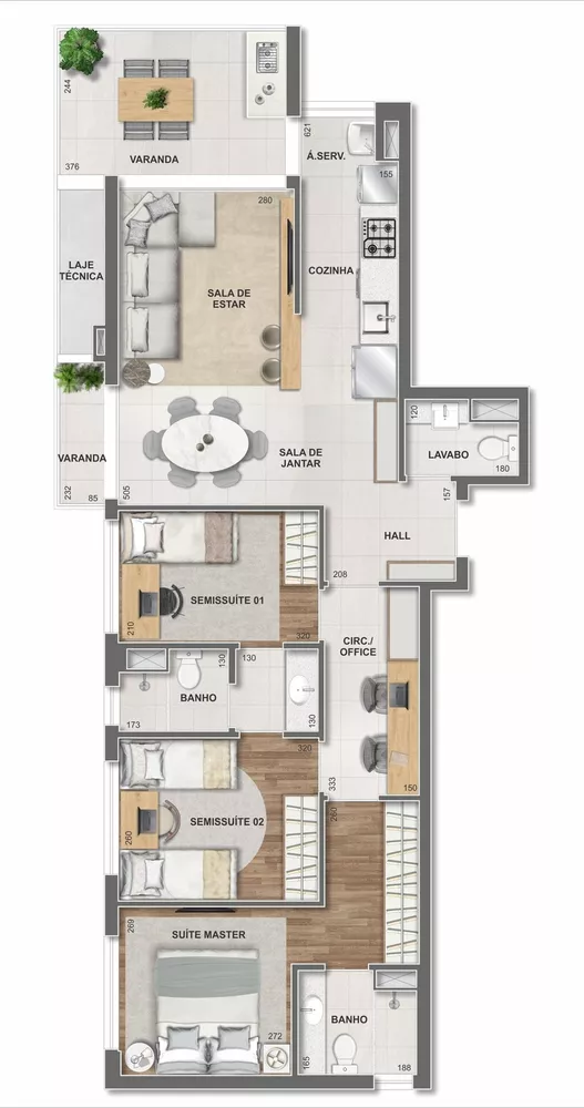 Apartamento, 4 quartos, 145 m² - Foto 39