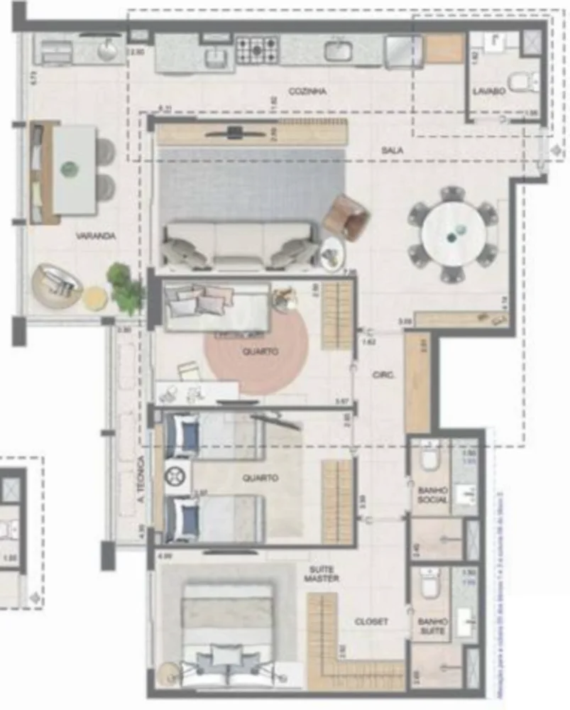Apartamento, 2 quartos, 91 m² - Foto 67