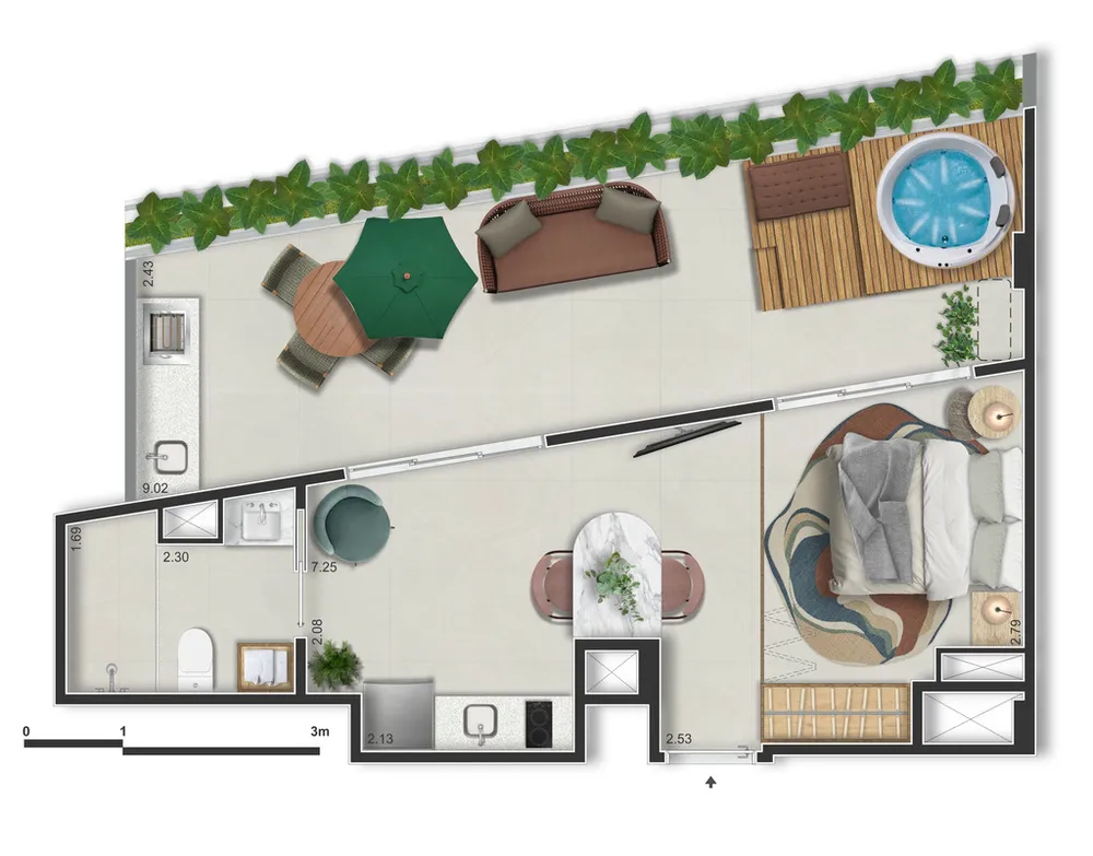 Apartamento, 1 quarto, 29 m² - Foto 39