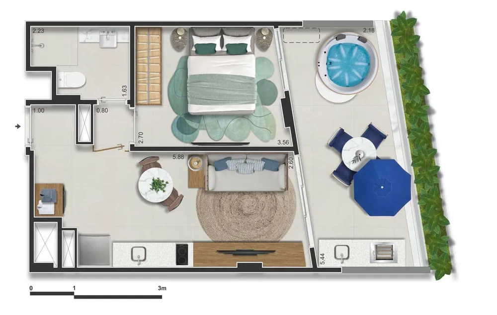 Apartamento, 1 quarto, 29 m² - Foto 36