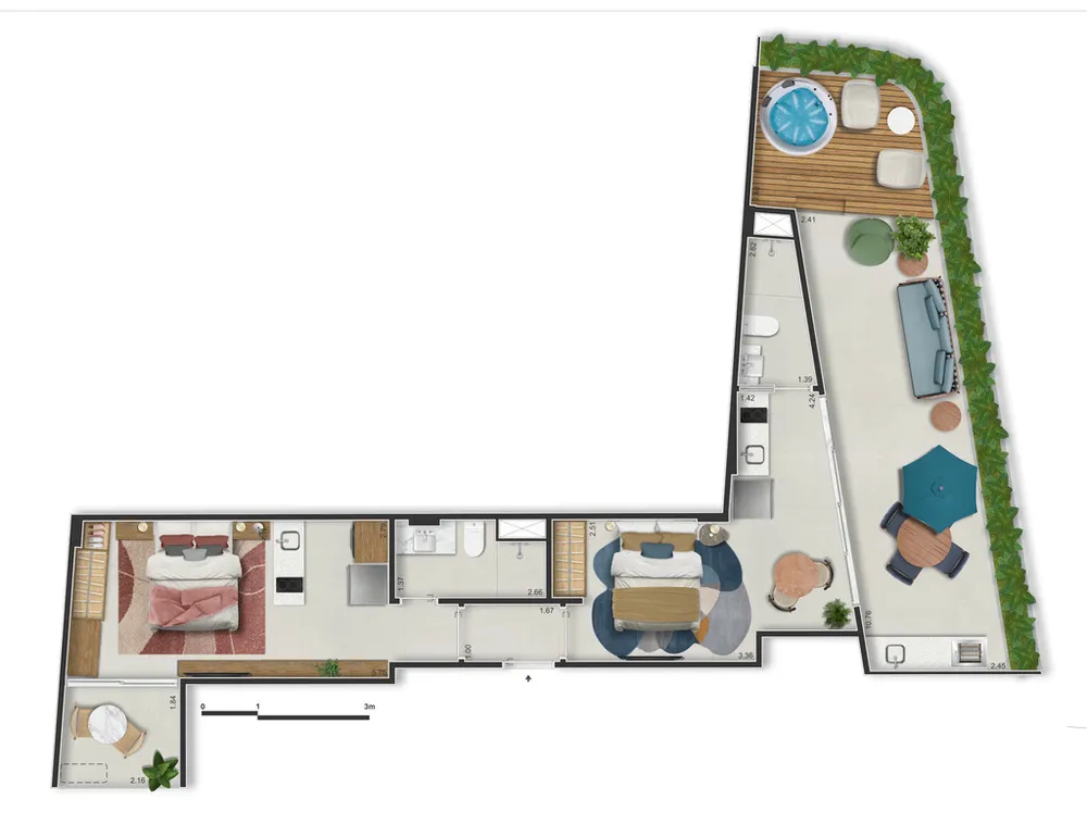 Apartamento, 1 quarto, 29 m² - Foto 42