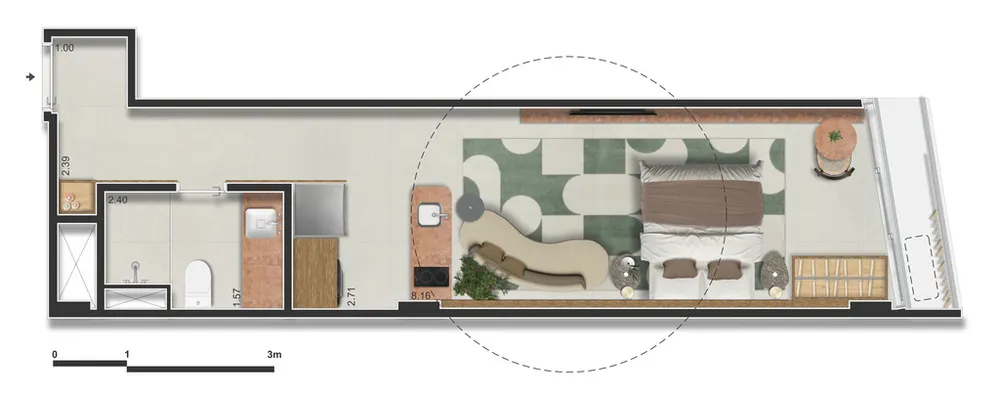 Apartamento, 1 quarto, 29 m² - Foto 16