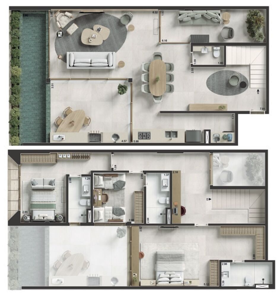 Apartamento, 3 quartos, 196 m² - Foto 1