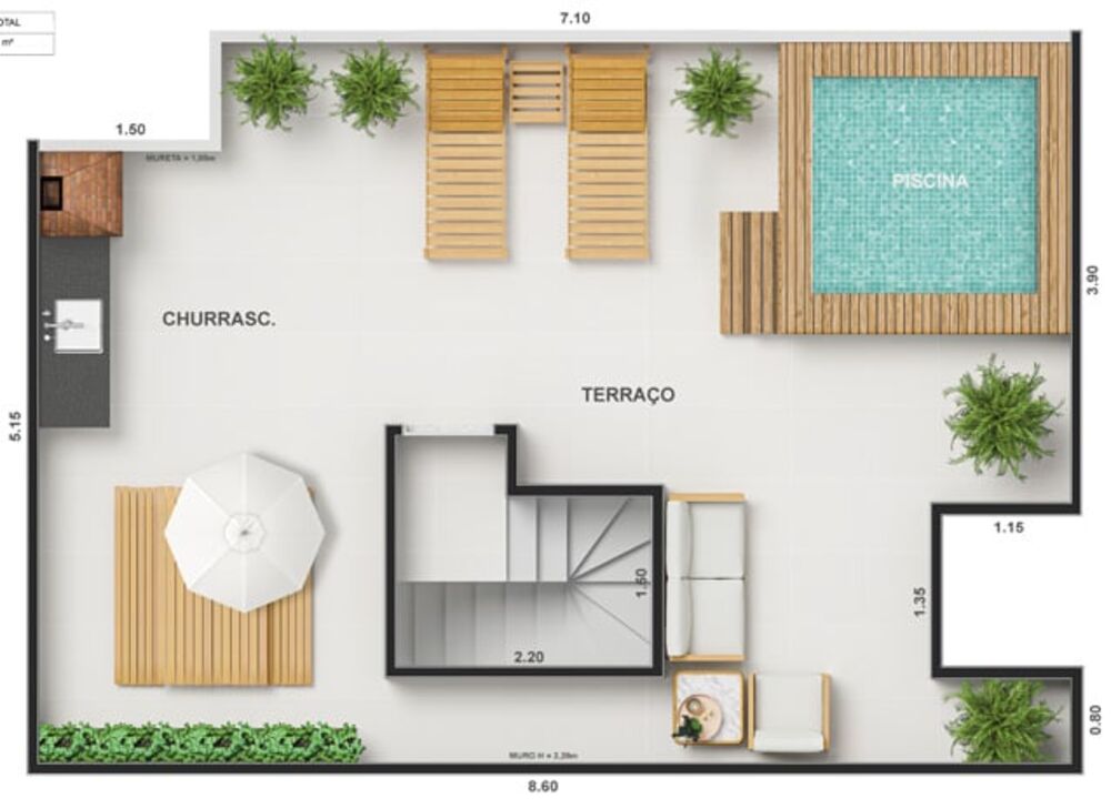 Cobertura à venda com 2 quartos, 103m² - Foto 27