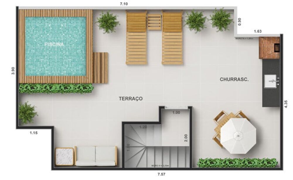 Cobertura à venda com 2 quartos, 103m² - Foto 26