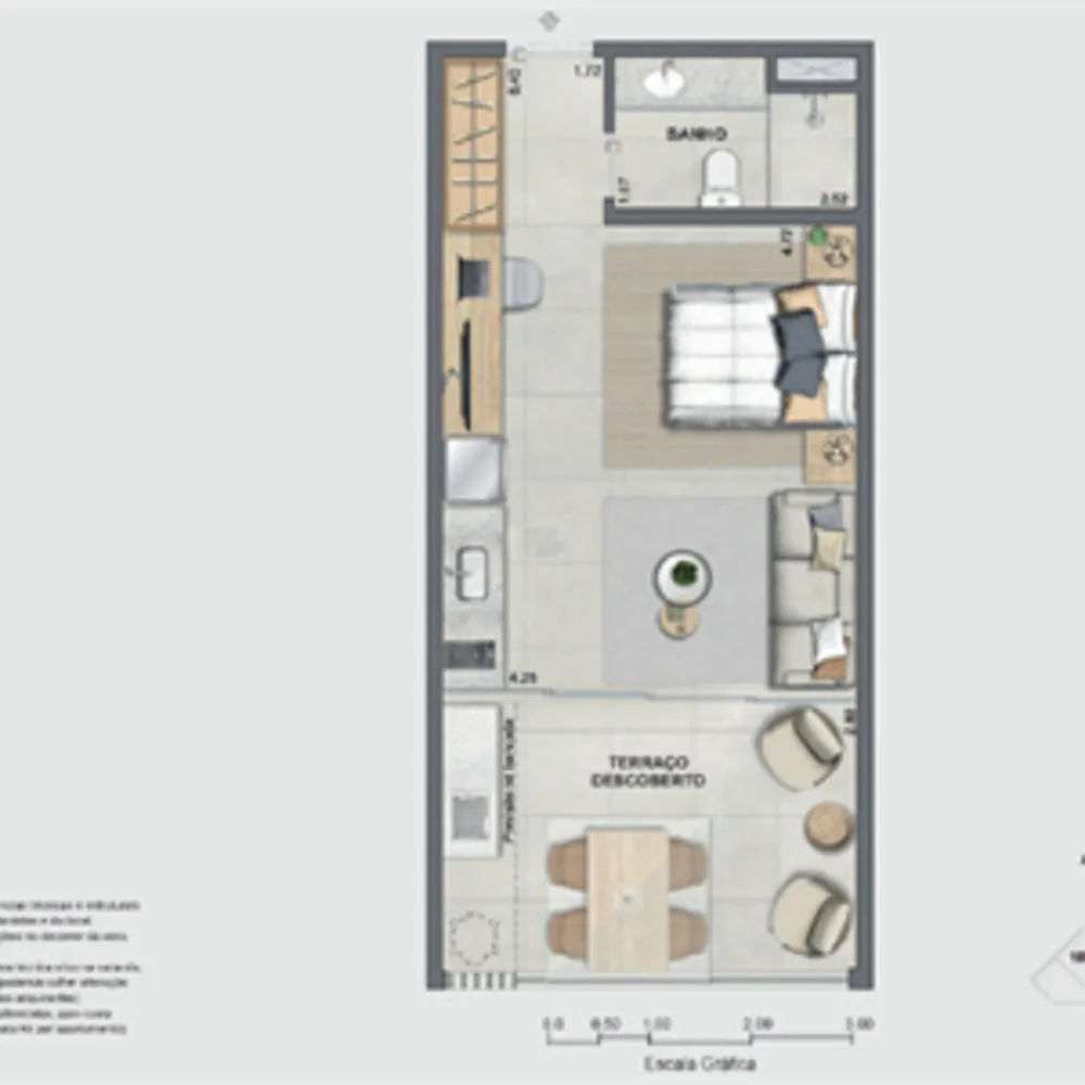 Apartamento, 1 quarto, 72 m² - Foto 55