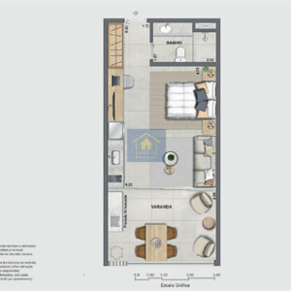 Apartamento, 1 quarto, 72 m² - Foto 11